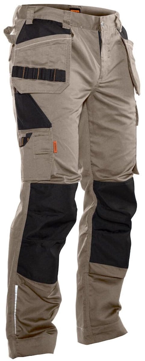 Jobman 2322 Trousers HP 65232220 - Khaki/Zwart - D092