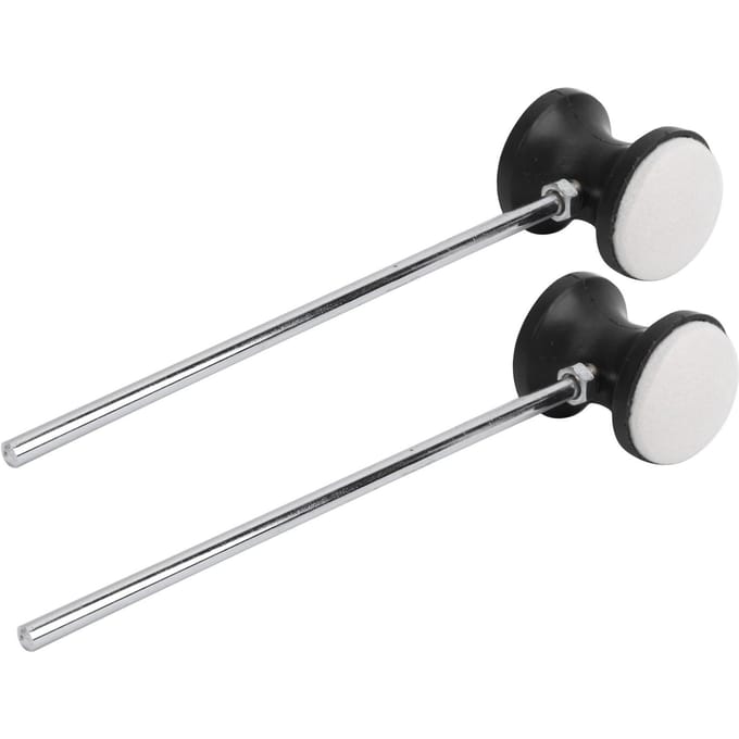2 stuks Drum Pedaal Klopper Hamer Vervangingsonderdeel Percussie Instrument Accessoires black