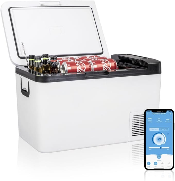 ApexArte® Auto Koelkast - Mini Koelkast - Elektrische Koelbox Elektrisch 12v 230 Volt