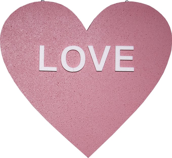 Hart XXL-LOVE-Valentijn-Moederdag-Liefde-Bruiloft