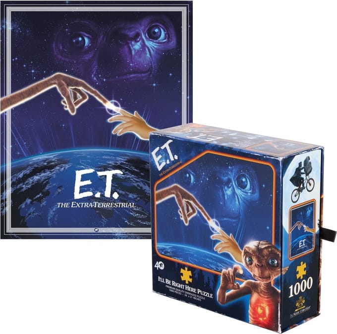 Merkloos 1000-delige Puzzel: E.T. Over De Maan