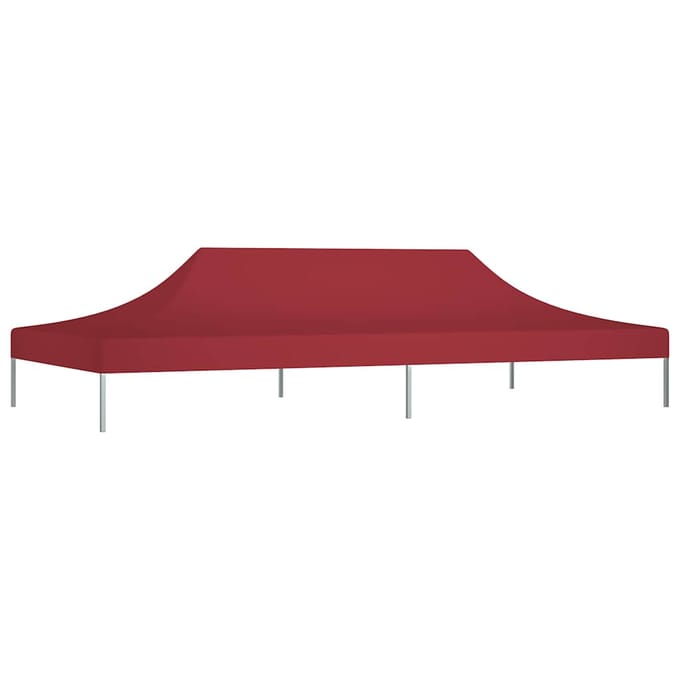 vidaXL - Partytentdak - 270 - g/m² - 6x3 - m - bordeauxrood