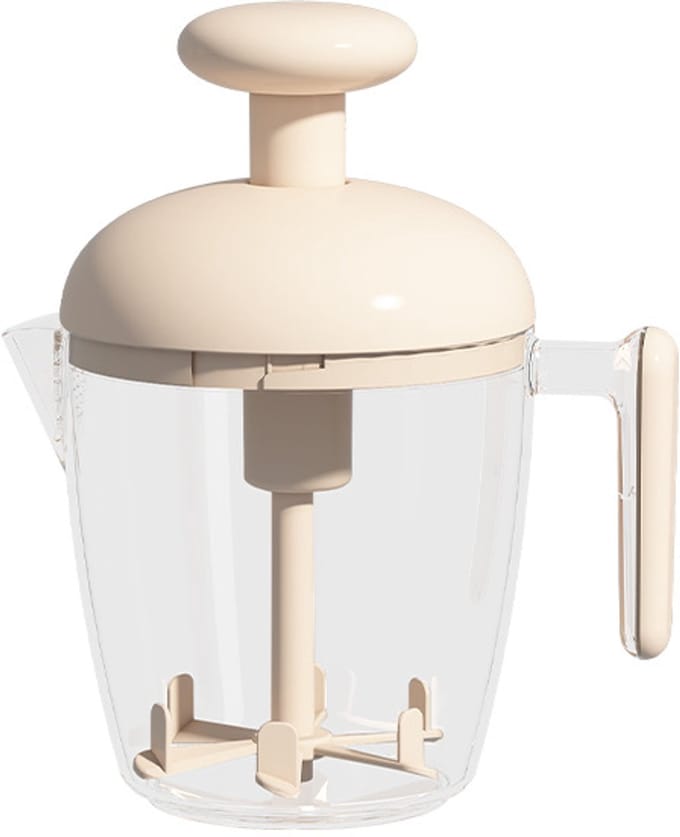 Eierklopper, handmatige eierklopper met eierbeker, multifunctionele handmixer