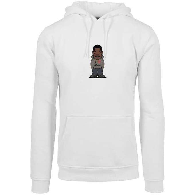 Mister Tee - Texas Sketch Hoodie/trui - S - Wit