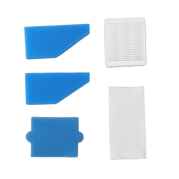 5 stuks filtersset voor Thomas 787241 stofzuigerfilteraccessoires vervanging blue