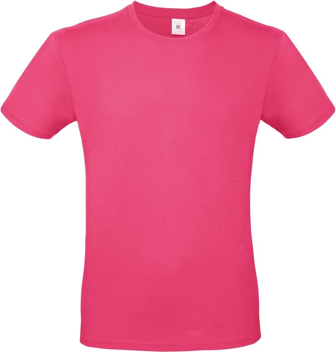 Classic E150 T-shirt B&C Collectie - Fuchsia - Maat XXL