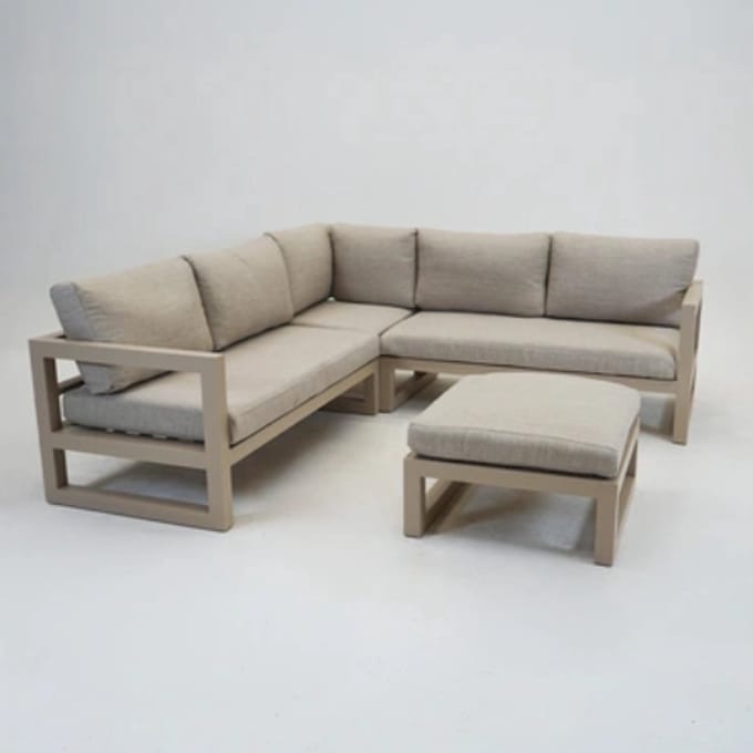 Vita Grosso hoekbank 4 delig beige