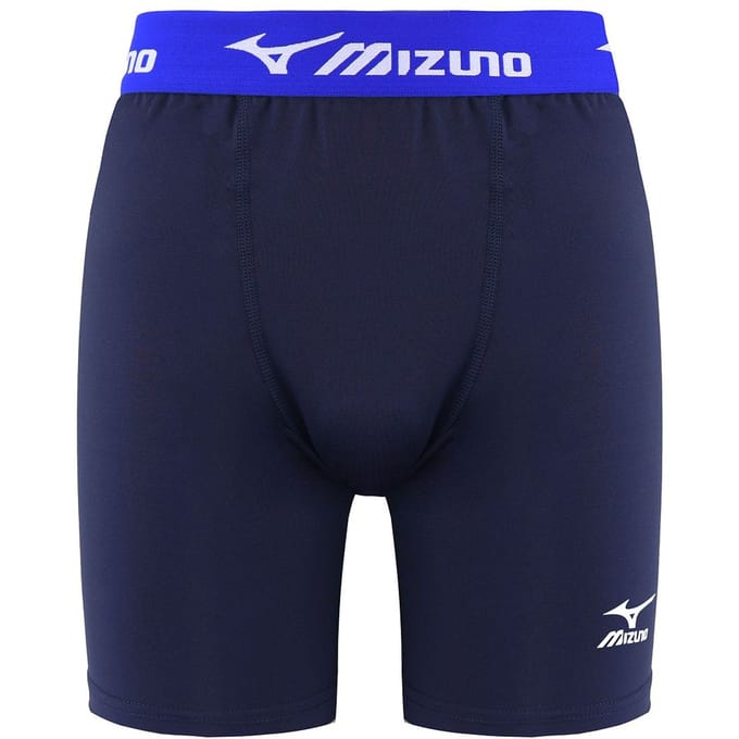 Mizuno Logo Heren Navy Baselayer Shorts