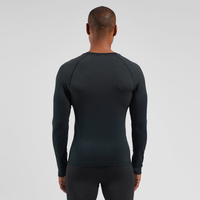 Odlo Performance Light Lange Mouwen Thermoshirt Heren - Zwart - Maat L