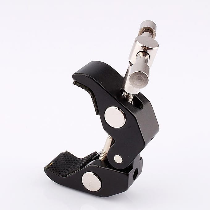 Magische Multifunctionele Arm Krabklem Tang Clip Beugel voor DSLR Camera black