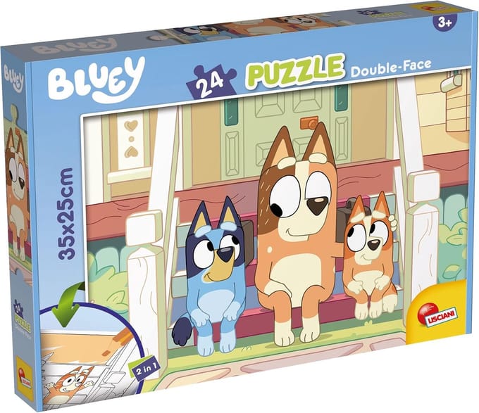 Dubbelzijdige Puzzel - Educatief Spel - Kinderen Leren - Met Kleurplaat - 24 Stukjes - Multicolor