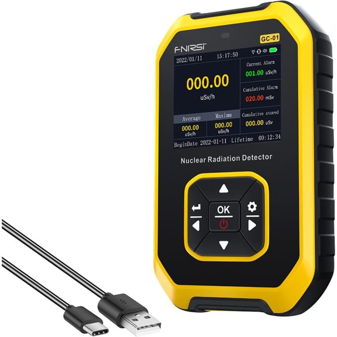 Multifunctionele nucleaire stralingsdetector Elektromagnetische stralingsdetectie-apparaat veelkleurig