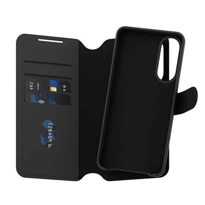 CARE by PanzerGlass Tango 2 in 1 Wallet Case MagSafe voor de Samsung Galaxy S25 Edge - Black