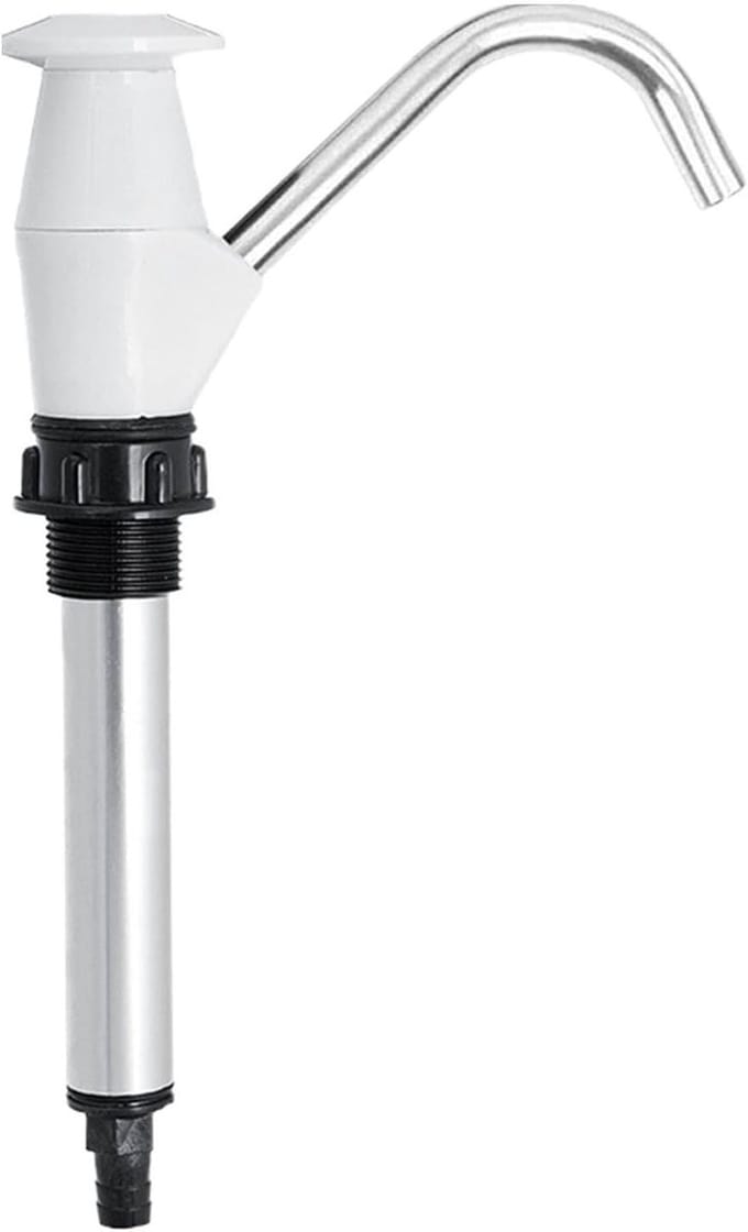 Handpomp voor wastafel - Kraanpomp - Water Pompen - Energiebesparend - 5.8x16x5.8 cm - Wit