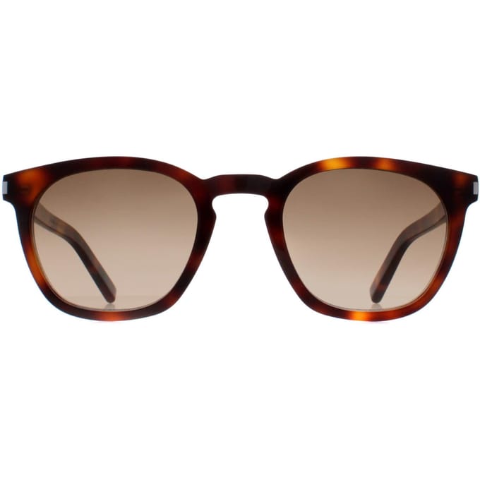 Saint Laurent Ronde Unisex Havana Bruin Gradient SL28