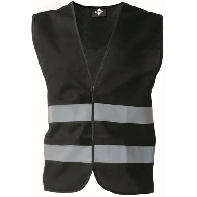 Korntex Functional Hi-Vis Safety Vest Dortmund KX100 - Black - S
