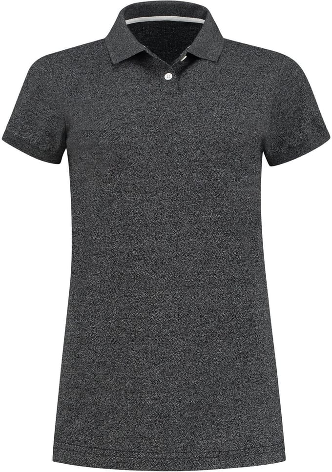 Lemon & Soda Heather black polo voor dames maat L