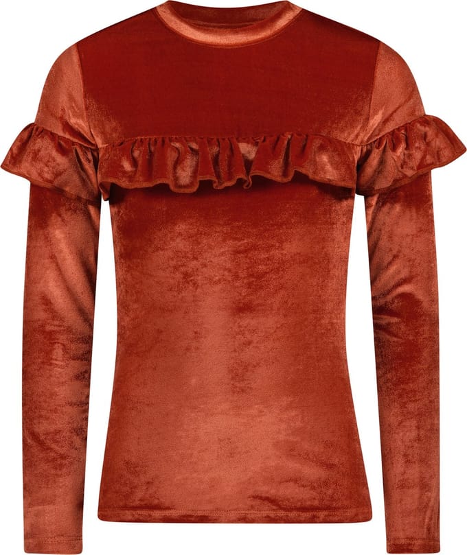 4PRESIDENT T-shirt meisjes - Rust - Maat 92 - Meiden shirt