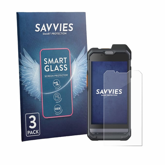 3 Stuks Savvies Screenprotector - geschikt voor Hytera PNC460 - beschermfolie glas transparant