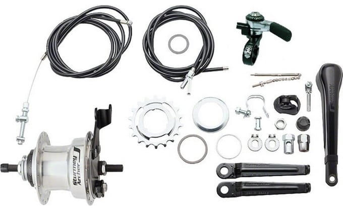 Sturmey Archer - Versnellingsnaaf - 3 Speed - X-RD3 met Trommelrem
