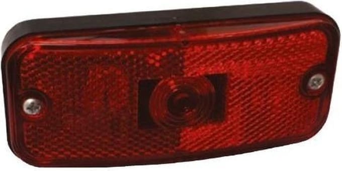 Markeringslicht - SIM - 3182 - 4.3 - 11cm - Rood - 12V-24V
