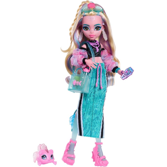 Mattel Monster High Pop Lagoona Blue refresh 2 Speelpoppen Bouwsets