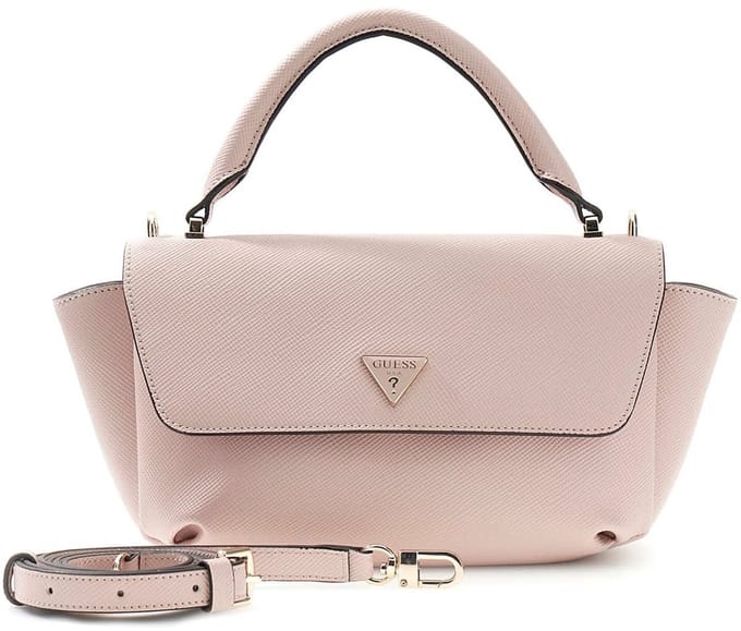 GUESS handtas schoudertas Gilda Top Handle Flap Light Rose roze