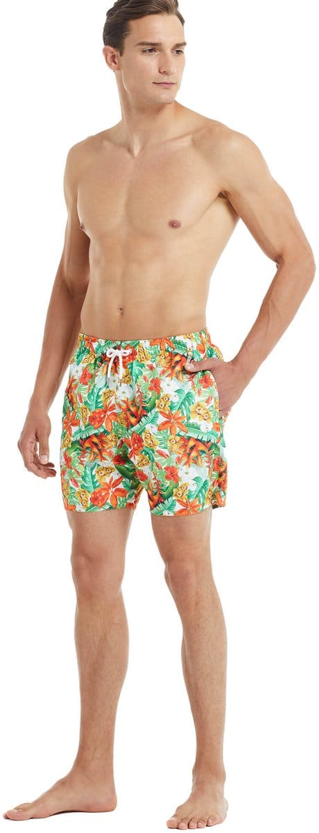 Blackspade Badeshorts Summer Prints mit kurzem Bein