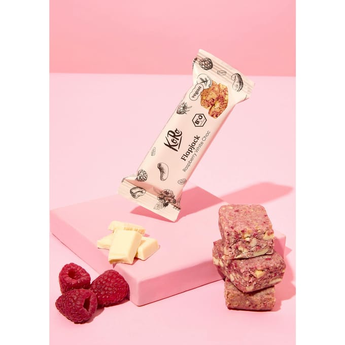 Bio oat bar raspberry white choc 60 g