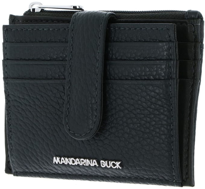 MANDARINA DUCK Leren kaarthoes Mellow Leather Card Case Grape (rood)paars