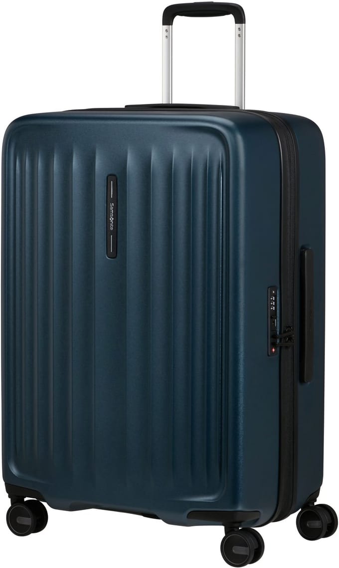Samsonite Koffer - Fyrm spinner 67/24 - uitbreidbaar - steel blue - 3.3 kg - 83 l