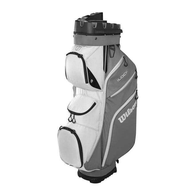 Wilson Staff I-Lock Golftas - Cartbag - Grijs Wit Zwart