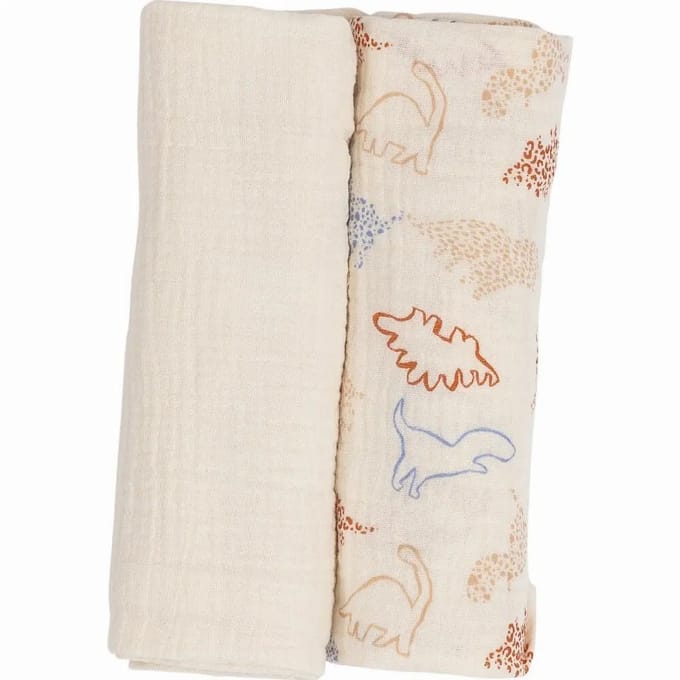 Lange van katoen voor baby FreeON by Bubaba Beige Animals