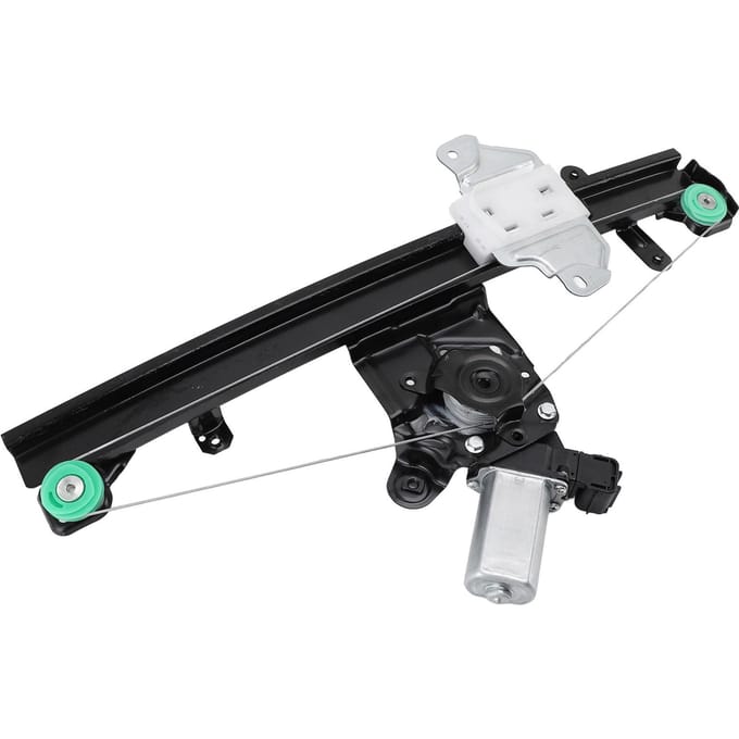 Lève-vitre électrique avec moteur Puissant alliage d'acier Lève-vitre électrique Assemblage de levage Remplacement pour Sentra black