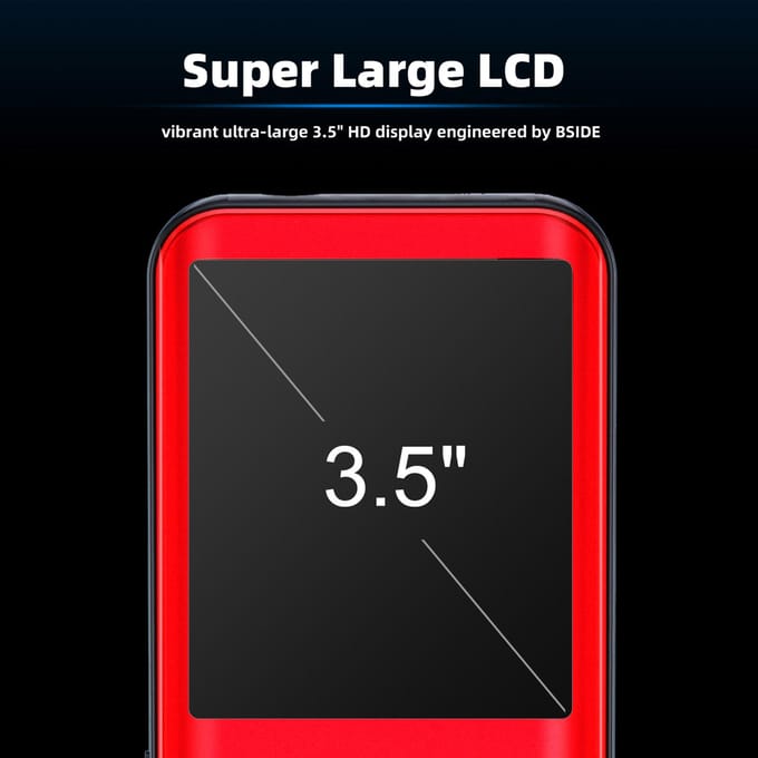 BSIDE S11 Intelligente 9999 Counts Multimeter Digitaal LCD-scherm Oplaadbare Universele Meter AC/DC