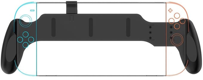 Grip Standaard Geschikt voor Nintendo Switch 2 - Houder voor Ergonomisch Gamen - Zwart