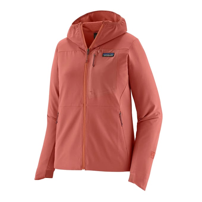 Dames hoodie met rits Patagonia R1 CrossStrata