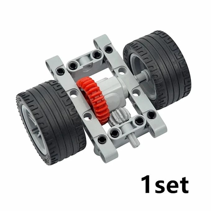 MIJN EIGEN CREATIE Tech Differentieel Bouwstenen Mechanisch Speelgoed High Tech Component Differentieel Tandwielen Montage Inclusief 6573 62821 65414