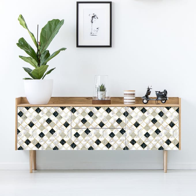 Scandinavische meubelsticker, Alperen, 40 x 60 cm