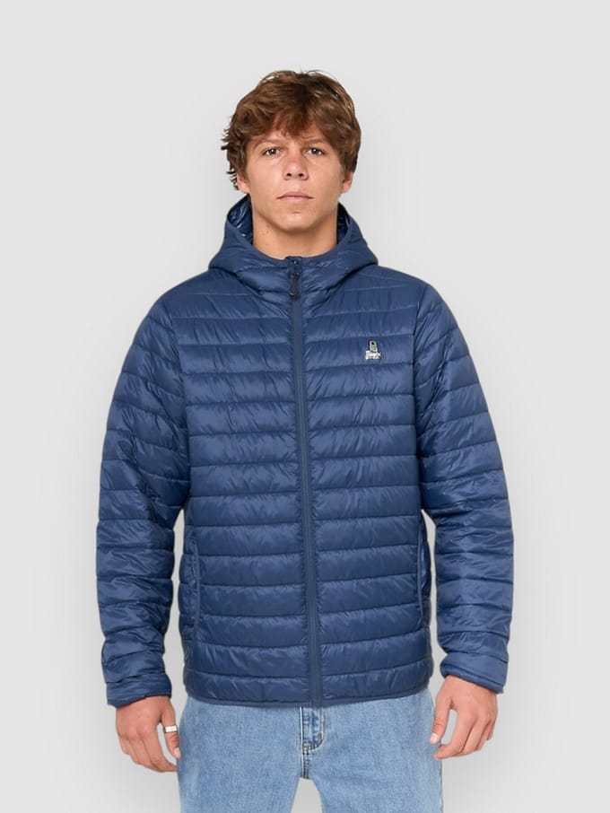 Rip Curl Anti Series Search Hood Puffer Jas blauw