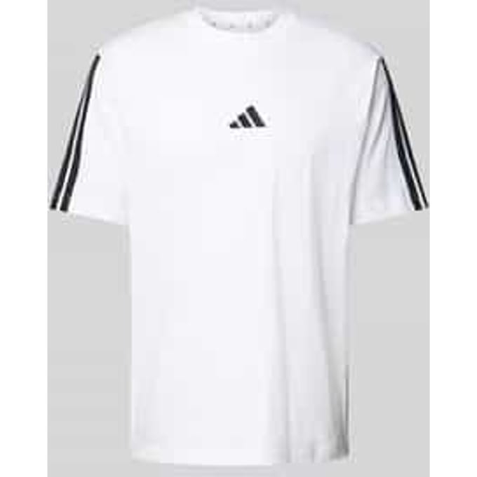 adidas Sportswear Essentials 3-Stripes Single Jersey T-shirt - Heren - Wit