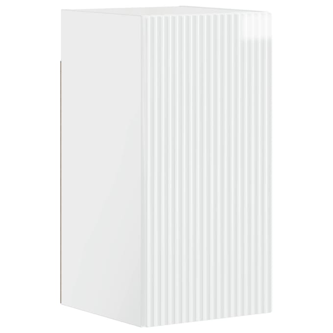 vidaXL - Badkamer - wandkast - ARNHEM - Hoogglans - Wit - 30 - x - 31 - x - 59 - cm