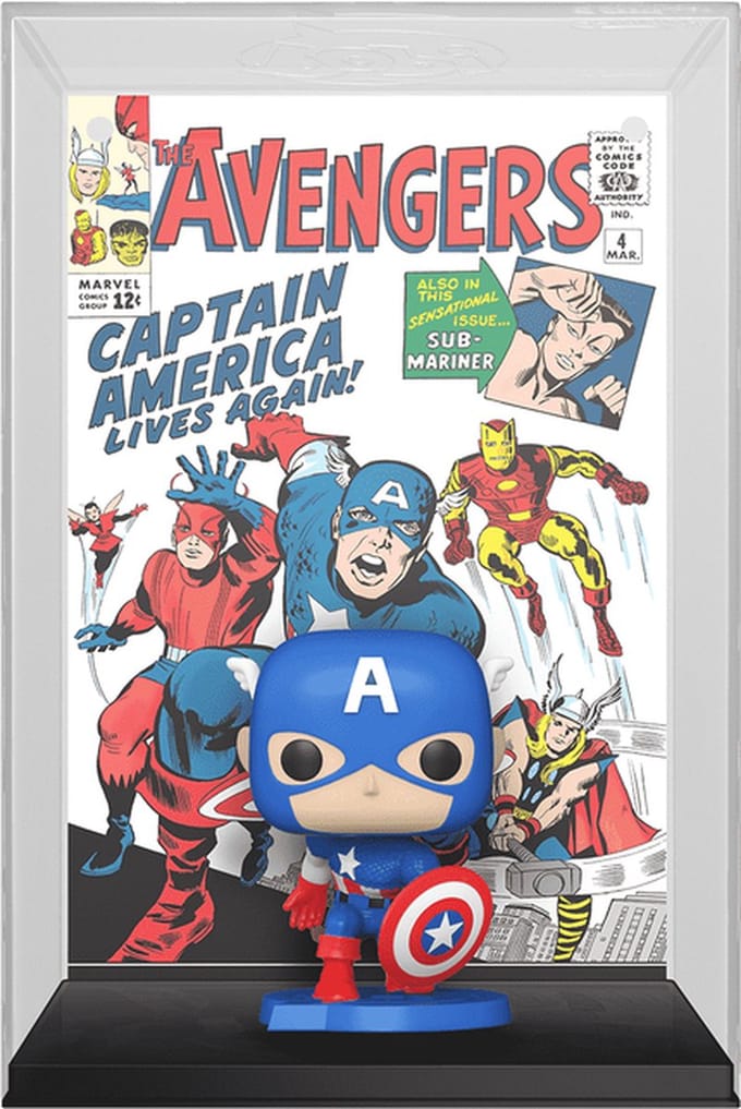Funko Pop! Comic Covers Marvel - Captain America #27