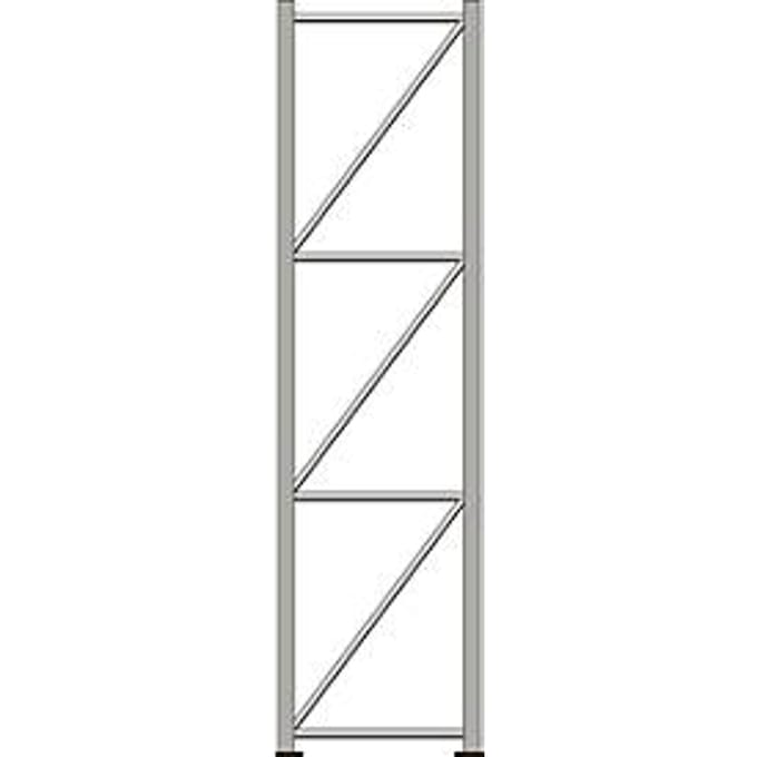 Staanderframe, voor stellingsysteem WR 600, H 3000 x D 600 mm