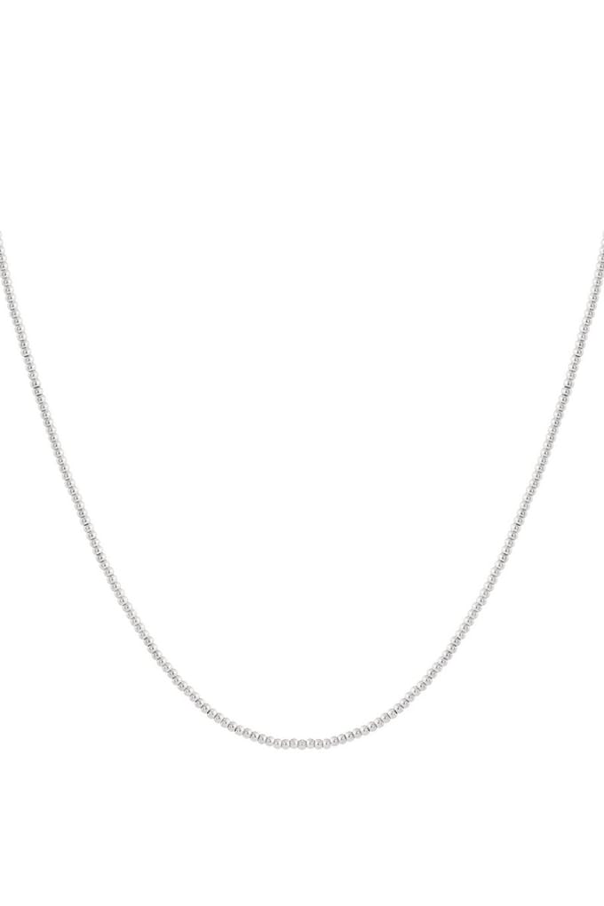 Bijoutheek Collier Ballen 2,5mm Zilver