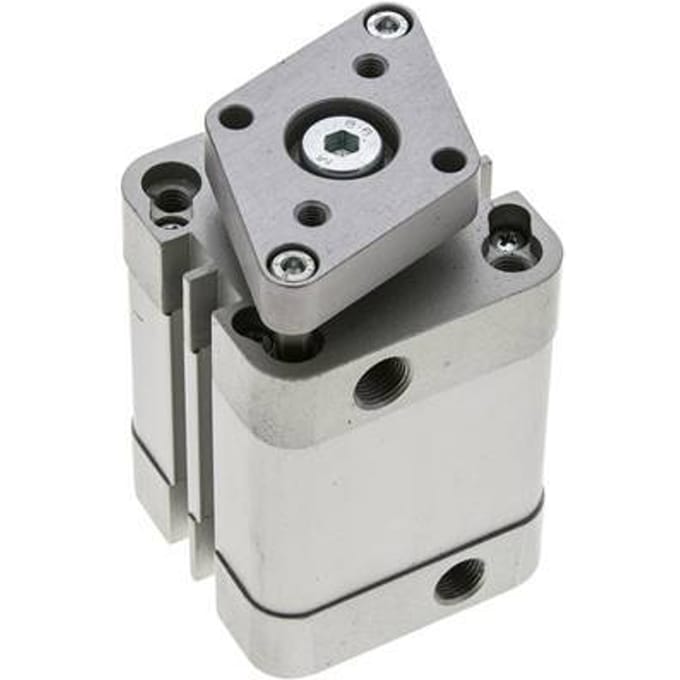 ISO 21287 Compacte Dubbelwerkende Cilinder 40-25mm - Magnetisch - Niet-roterend