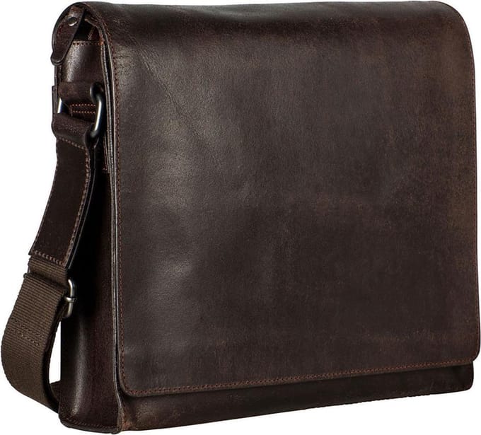 Leonhard Heyden Laptoptas / Werktas / Aktetas - 13 inch - Leer - Dakota - Bruin