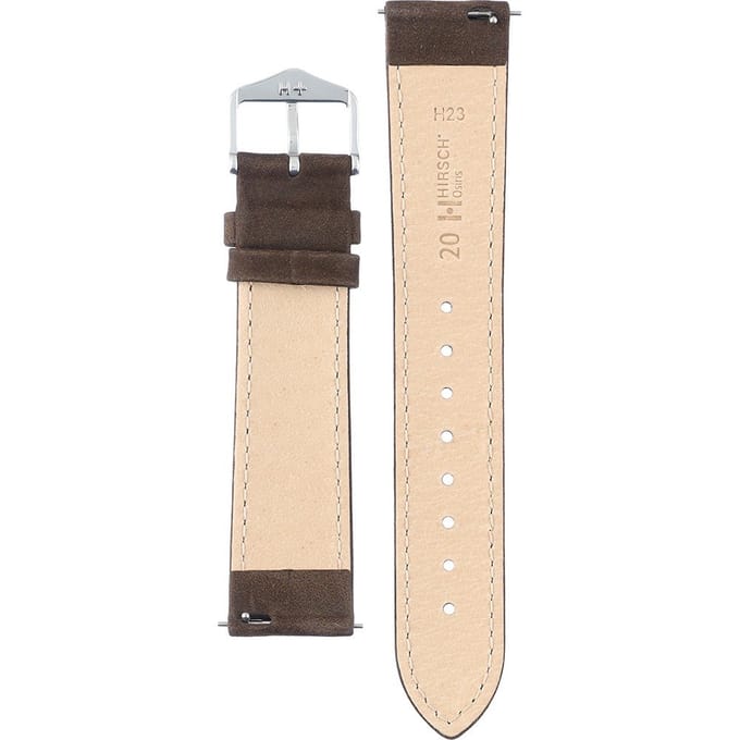 Hirsch 03433010-2-20 Osiris Nubuck Horlogeband