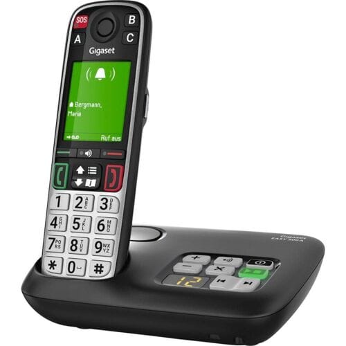Gigaset EASY 500 Draadloze seniorentelefoon Kleurendisplay Zwart