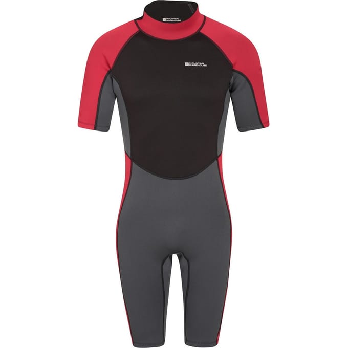Mountain Warehouse Heren kort wetsuit (Grijs)